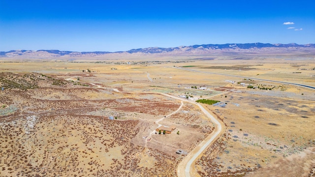 23610 Lancaster Rd, Lancaster, CA 93536 - aerial view featuring a mountain view, view of desert, and a rural view