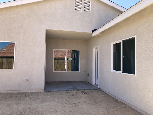 exterior space featuring a patio area