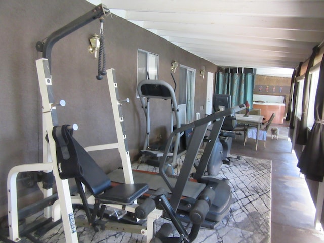 9755 E E Ave S Unit 12, Littlerock, CA 93543 - view of workout room