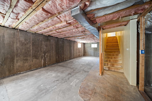 24481 Jacaranda Dr, Tehachapi, CA 93561 - below grade area with stairway