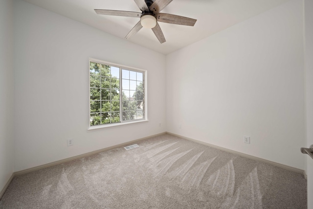 24481 Jacaranda Dr, Tehachapi, CA 93561 - carpeted empty room with baseboards and ceiling fan