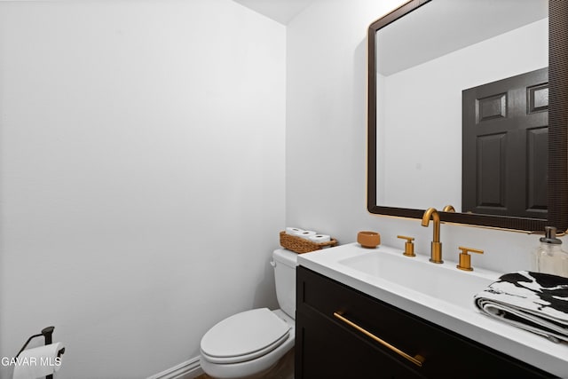 5080 Meadowsweet Dr, Palmdale, CA 93551 - half bathroom with vanity and toilet