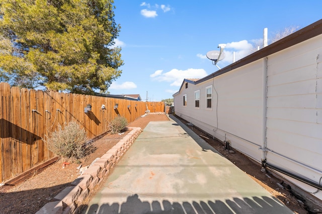 exterior space with a patio