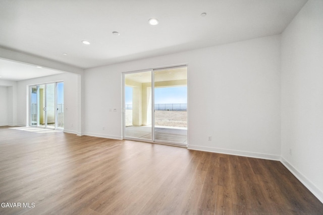 39635 Nicholas Ct, Palmdale, CA 93551 - unfurnished room featuring wood finished floors and recessed lighting