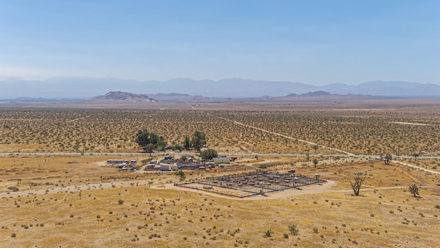 property view of mountains with a rural view