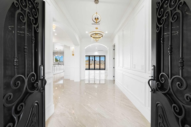 42730 W 23rd St, Lancaster, CA 93536 - foyer with crown molding