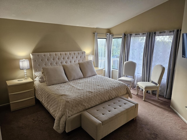 403 Sunrise Ter, Palmdale, CA 93551 - bedroom with vaulted ceiling and carpet flooring