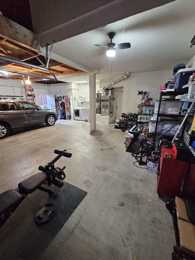 403 Sunrise Ter, Palmdale, CA 93551 - garage with ceiling fan