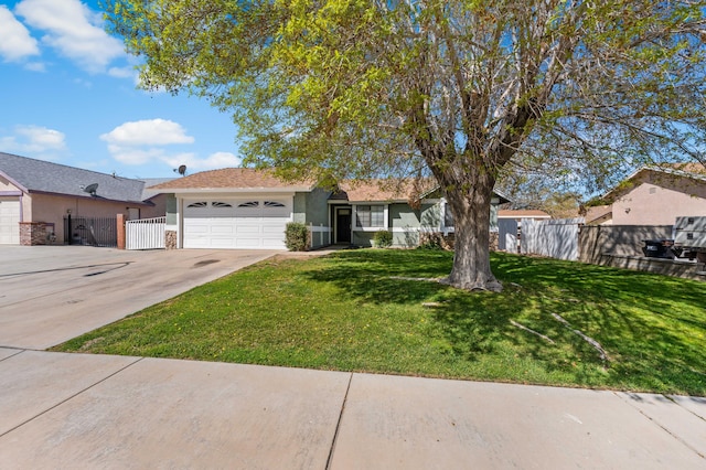 38115 E 41st St, Palmdale, CA 93552 - single story home featuring stucco siding, an attached garage, and concrete driveway