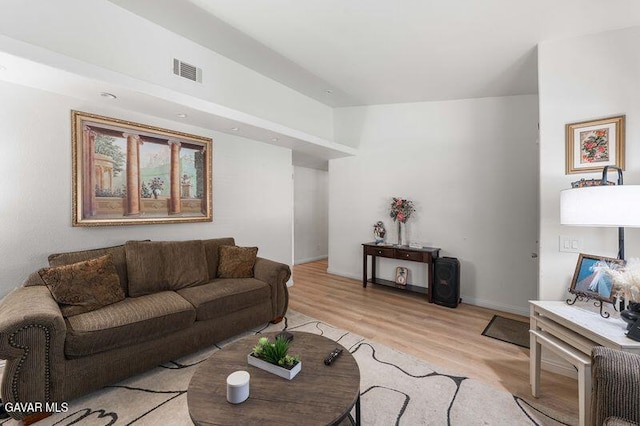 43656 E 5th St, Lancaster, CA 93535 - living area featuring light wood-style flooring and baseboards