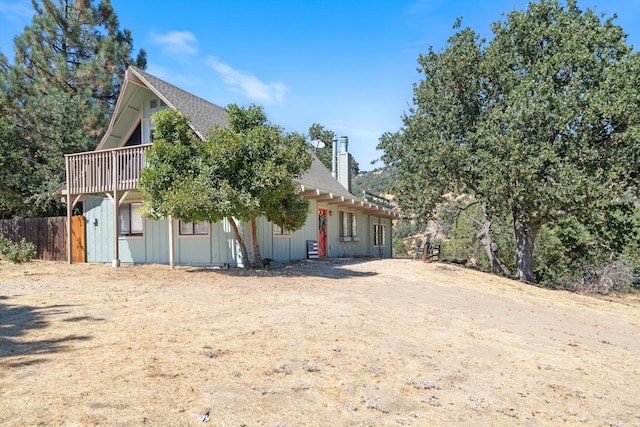 view of property exterior