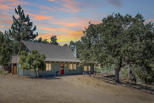 view of front of home