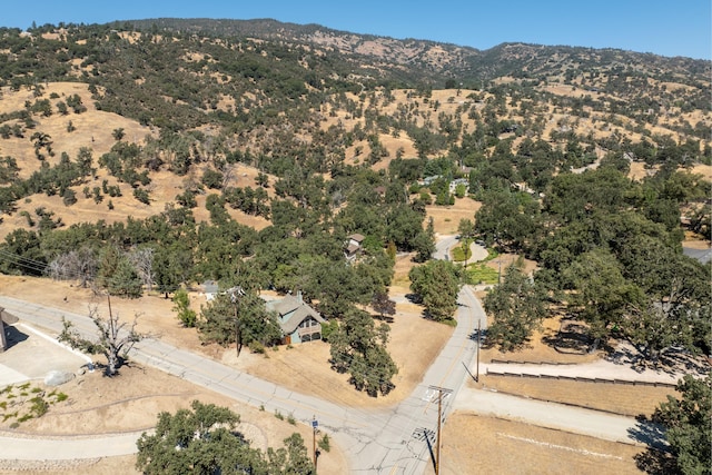 aerial view featuring a mountain view