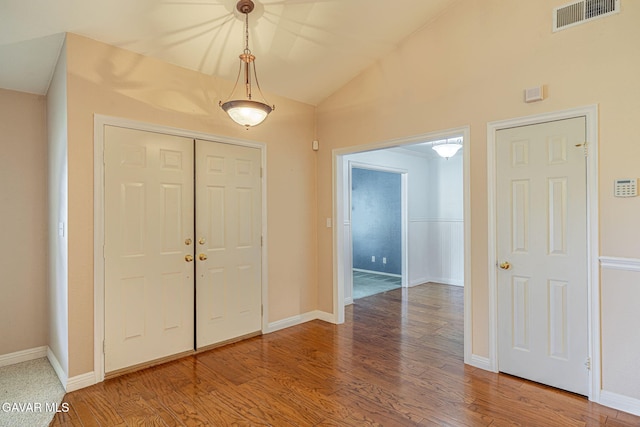 4068 Vancouver Ln, Quartz Hill, CA 93536 - foyer featuring wood finished floors and lofted ceiling
