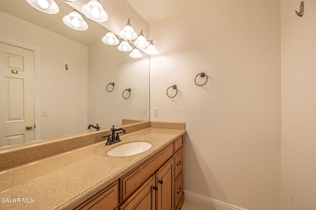 4068 Vancouver Ln, Quartz Hill, CA 93536 - bathroom featuring vanity and baseboards