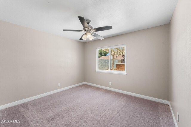4633 Dowel Ave, Palmdale, CA 93552 - spare room with carpet floors and a ceiling fan