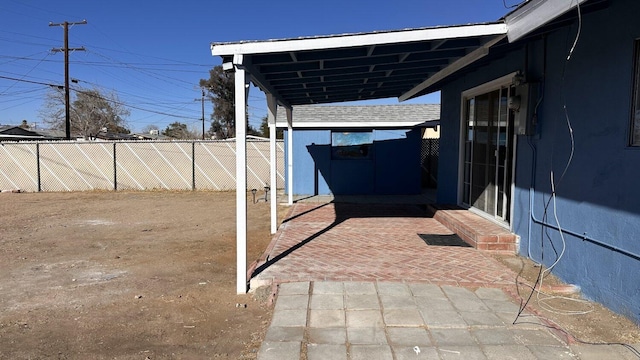 view of patio