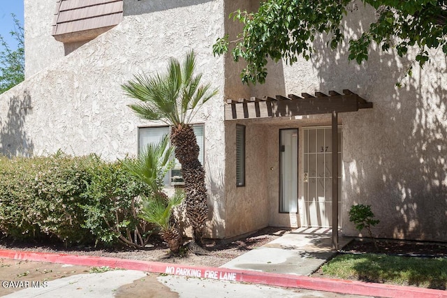 425 W W Ave J5, Unit 37, Lancaster, CA 93534 - property entrance featuring stucco siding