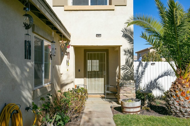 view of property entrance