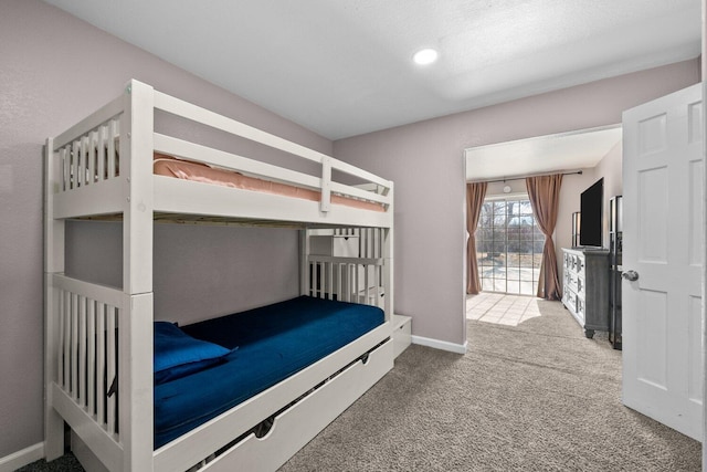 unfurnished bedroom featuring carpet floors