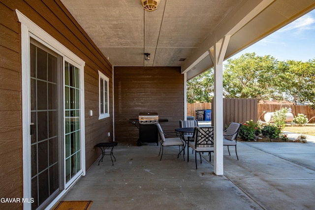 33430 E 133rd St, Pearblossom, CA 93553 - view of patio featuring outdoor dining area and area for grilling