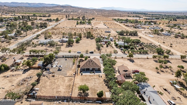 33430 E 133rd St, Pearblossom, CA 93553 - aerial view of sparsely populated area featuring a desert landscape