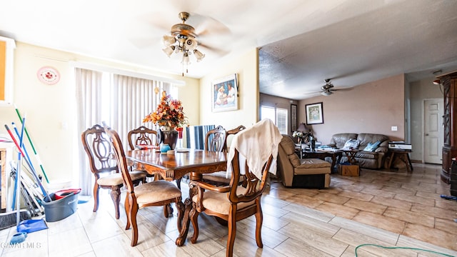 25739 Flatcreek St, Lancaster, CA 93536 - dining space with ceiling fan