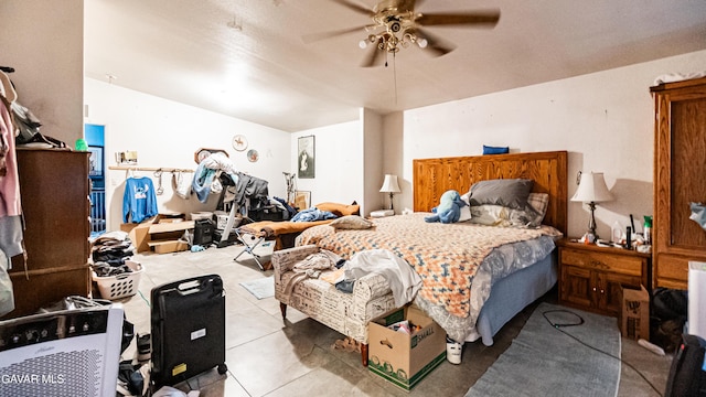 25739 Flatcreek St, Lancaster, CA 93536 - bedroom featuring tile patterned floors and a ceiling fan