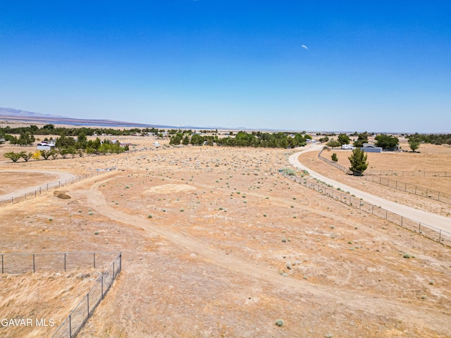 25739 Flatcreek St, Lancaster, CA 93536 - water view with rural landscape, a mountainous background, and a desert landscape