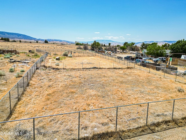 25739 Flatcreek St, Lancaster, CA 93536 - view of yard with a rural view and a mountain view