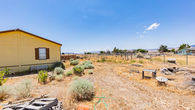 25739 Flatcreek St, Lancaster, CA 93536 - view of yard with a mountain view and a rural view
