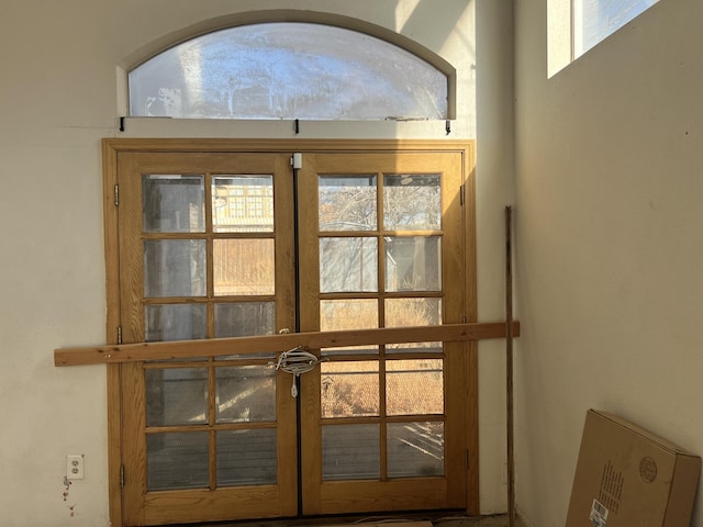 room details featuring french doors