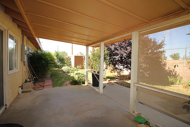 45581 Sancroft Ave, Lancaster, CA 93535 - view of unfurnished sunroom