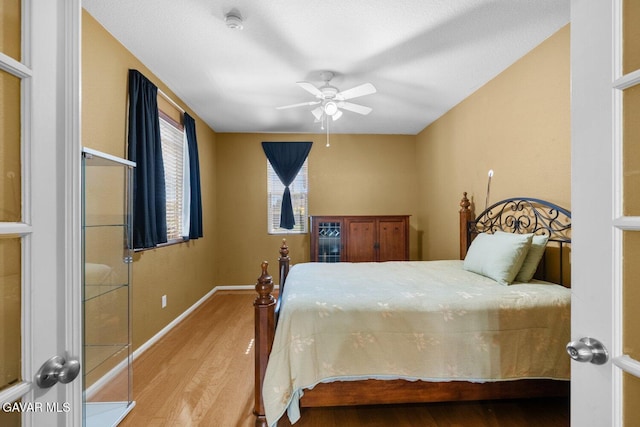 38160 Antibes Dr, Palmdale, CA 93552 - bedroom featuring wood finished floors and ceiling fan
