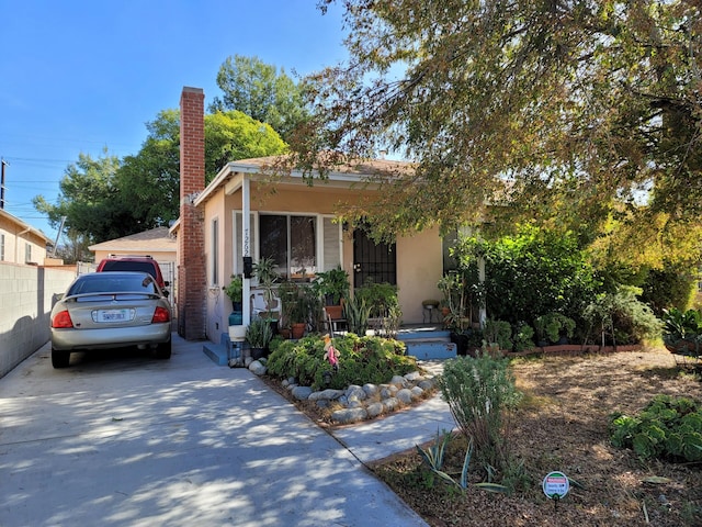 view of front of home