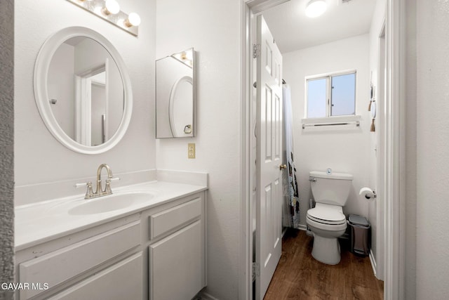38030 Lido Dr, Palmdale, CA 93552 - bathroom featuring wood finished floors and vanity