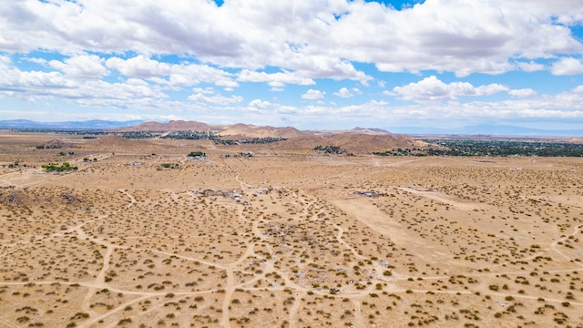property view of mountains featuring view of desert