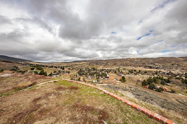 view of mountain feature