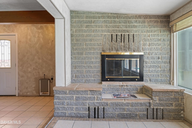 45503 Lorimer Ave, Lancaster, CA 93534 - detailed view of a brick fireplace