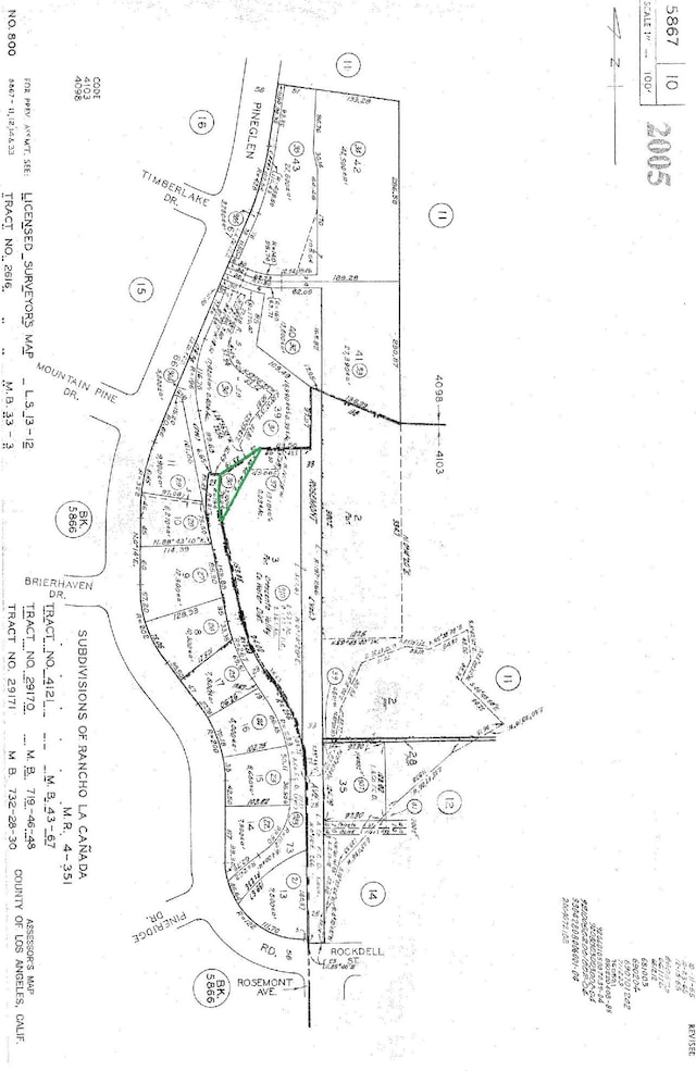 Pine Glen Rd, La Crescenta CA, 91214 land for sale