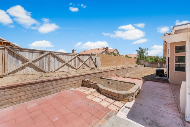 37116 Alder St, Palmdale, CA 93552 - fenced backyard with a patio and central AC