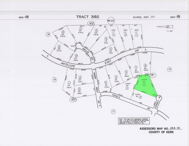 28418101003 Starla, California City CA, 93505 land for sale