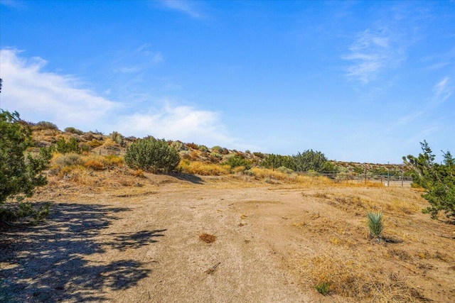 view of road featuring a rural view