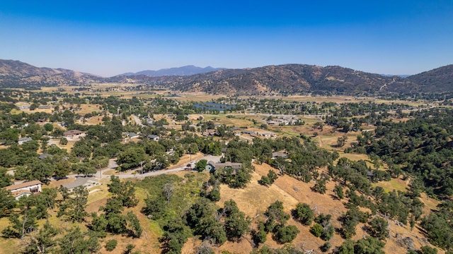 bird's eye view featuring a mountain view