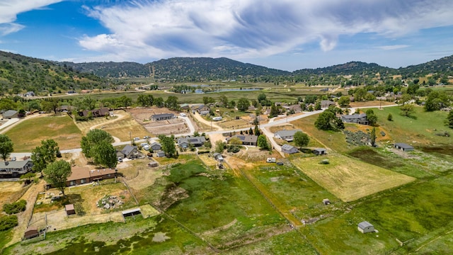 23600 Dart Dr, Tehachapi, CA 93561 - aerial view of property's location featuring a mountain backdrop