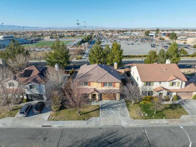 bird's eye view featuring a residential view