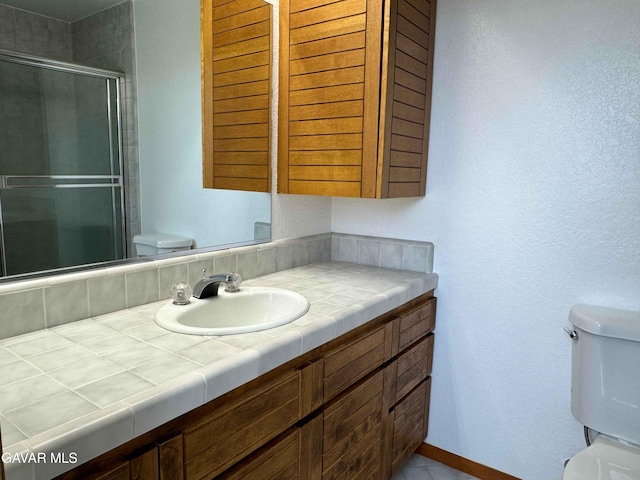 28714 Cruthers Creek Rd, Pearblossom, CA 93553 - bathroom featuring vanity and a stall shower
