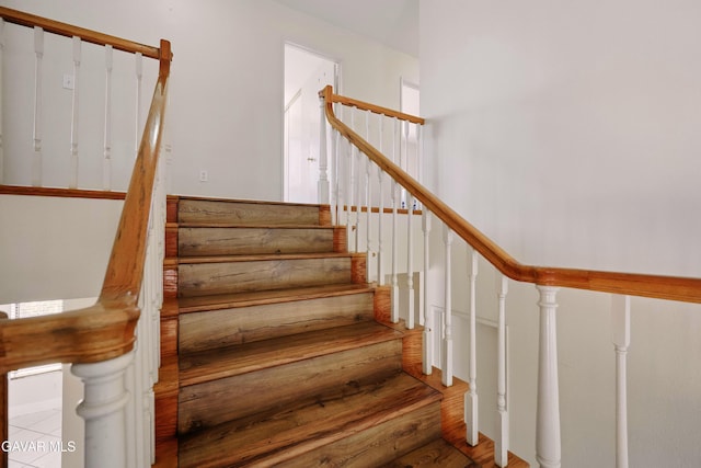 38100 San Mateo Ave, Palmdale, CA 93551 - stairs featuring wood finished floors