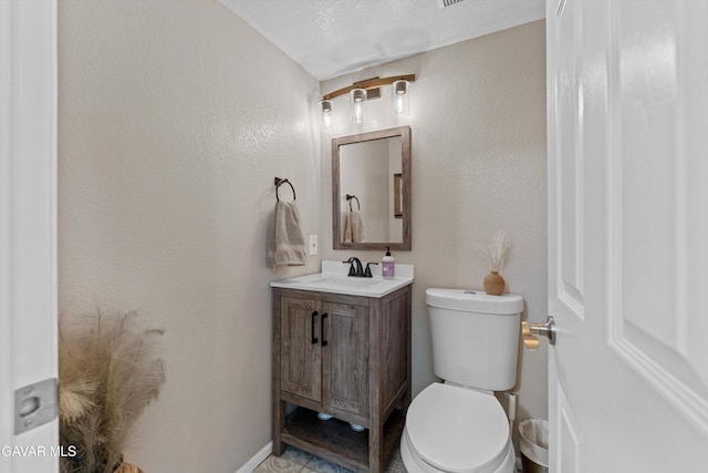 3616 Glenridge Ave, Rosamond, CA 93560 - half bathroom featuring toilet and vanity