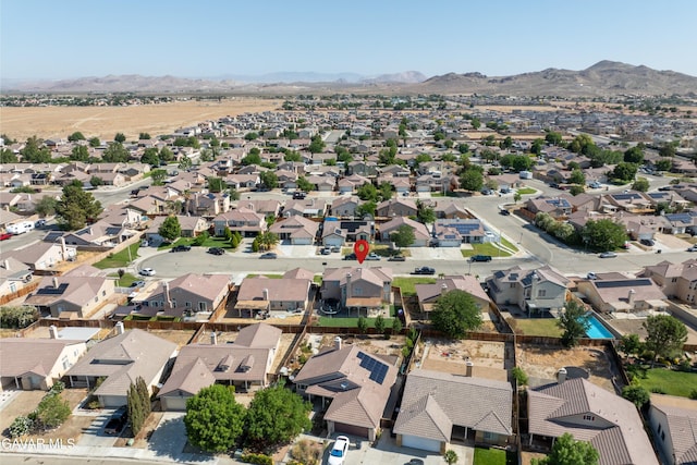 3616 Glenridge Ave, Rosamond, CA 93560 - aerial view of residential area with a mountain backdrop